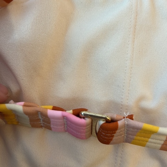 Xhilaration Vertical Stripes Bikini Set Scoop‎ Neck Bralette Cheeky Bottom XL - Picture 13 of 16